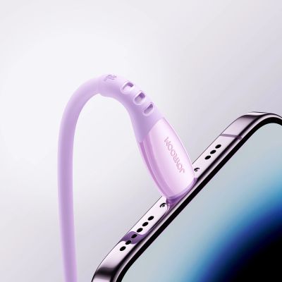 10. Joyroom S-A59 Vibrant Series 30W USB-C - Lightning Kabel 1,2 m - lila