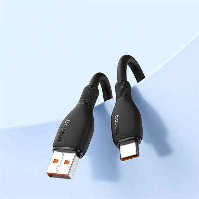 15. Baseus Pudding 100W USB-A - USB-C Kabel 1,2 m - Schwarz