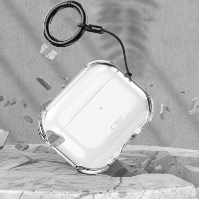 6. Tech-Protect Bounce Hülle für AirPods Pro 3 – Transparent