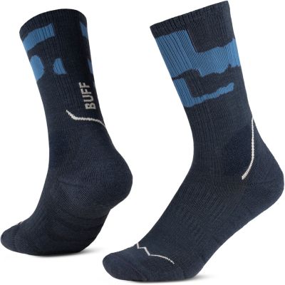 Buff MERINO MW CREW SOCKS MWC2 NACHTBLAU L Socken
