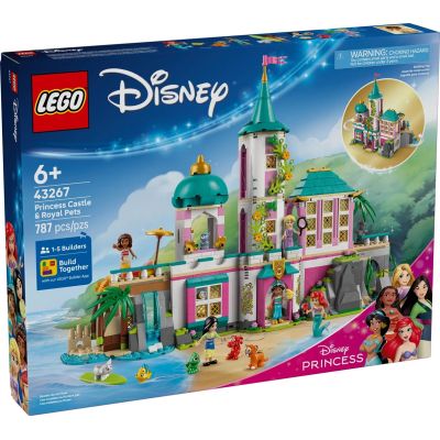 LEGO Disney Princess 43267 Prinzessinnenschloss und königliche Haustiere