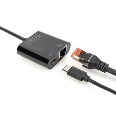 3. Digitus USB Typ-C™ Gigabit-Ethernet-Adapter mit Stromversorgung