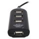 5. Hub Esperanza EA116 (4x USB 2.0; schwarz)