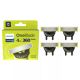 6. Philips Norelco OneBlade OneBlade 360 QP440/50 4 x Ersatzklinge 360