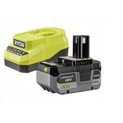 255327 RYOBI 4Ah Akku + Ladegerät RC18120A-140X
