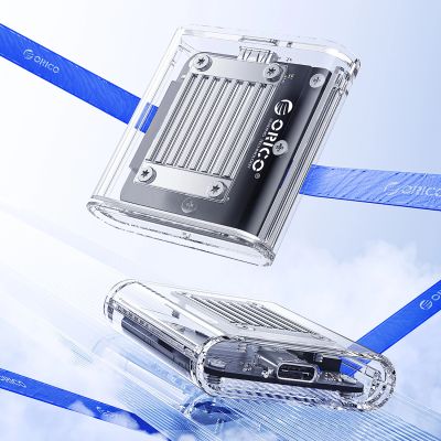 6. Orico TC20-M2-10G M.2 NVME USB-C 3.2 Festplatten-Caddy - Transparent