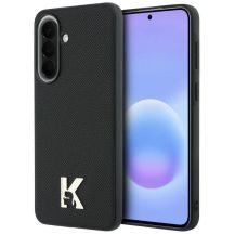 Karl Lagerfeld Karl Head Logo Hülle für Samsung Galaxy A57 5G - Schwarz