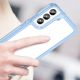 9. Outer Space Case für Samsung Galaxy S23+ Hülle mit flexiblem Rahmen blau