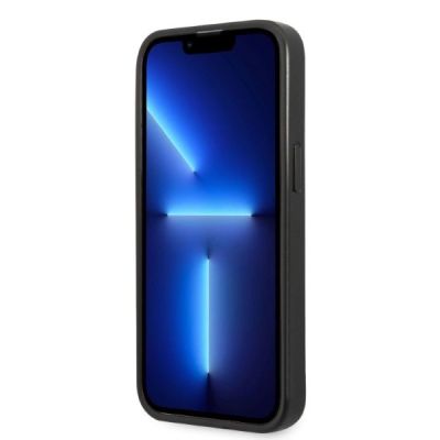 5. Karl Lagerfeld KLHCP13MSFMP2K iPhone 13 6.1" Hardcase schwarz/schwarz Saffiano Plaque