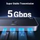 7. Ugreen CM662 USB 3.0 Switch 2-in-4 Switch + 2x USB-A Kabel - Schwarz