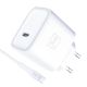 7. 3mk Rayo Ladegerät 20W PD3.0 PPS USB-C Wandladegerät + USB-C / USB-C 3A 60W Kabel - Weiß