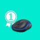 2. Logitech M185 Kabellose Maus 910-002236 (Optisch; 1000 DPI; Blau)