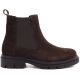 6. Damen-Ankle-Boots aus Leder, Wildleder, Schokoladenbraun, Sergio Leone BT-01-S