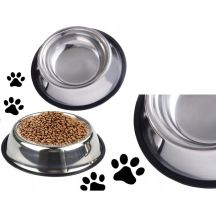 Hunde- und Katzennapf aus Edelstahl, 34 cm