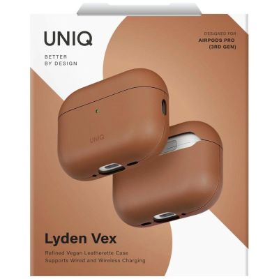 2. Uniq Lyden Vex Hülle für AirPods Pro 3 – Braun