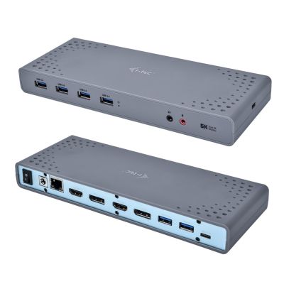 2. i-tec CADUAL4KDOCK Kabelgebundene Dockingstation USB 3.2 Gen 1 (3.1 Gen 1) Typ-C Schwarz, Türkis