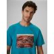 3. Herren-T-Shirt mit Aufdruck, regulär, Größe 4F 4FRSS26TTSHM4238-35S