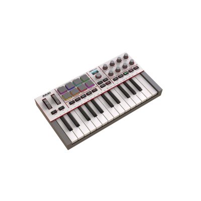 5. AKAI MPK MINI 4 WHITE – Mini-Tastatur-Controller