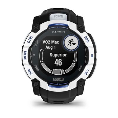 11. Garmin Instinct 3 Solar 010-02935-03 Smartwatch 50 mm Schwarz und Weiß