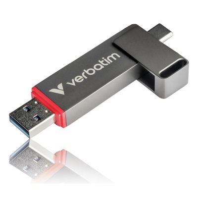 9. Verbatim Dual QuickStick USB-Stick 512 GB USB Typ-A / USB Typ-C 3.2 Gen 1 (3.1 Gen 1) Grau