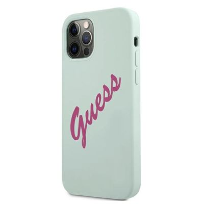 2. Guess GUHCP12MLSVSBF iPhone 12/12 Pro 6.1" Blue Fuchsia/Blue Fuschia Hardcase Silikon Vintage