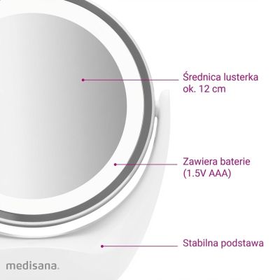10. Medisana 2-in-1 Kosmetikspiegel CM 835