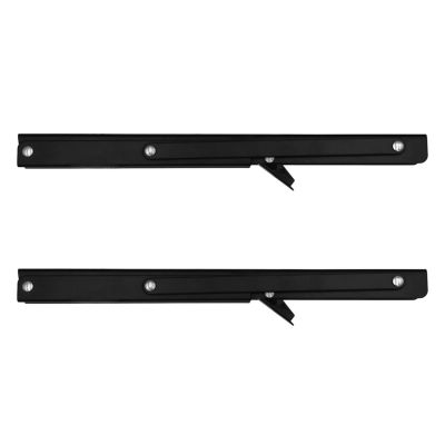 11. MACLEAN Klappbare Wandregalhalterung, min. 250 mm, max. 500 mm, max. 50 kg, 2 Stück, Größe M