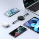 8. Baseus Free2Draw Mini USB-C – USB-C 100 W 1 m einziehbares Kabel – Schwarz