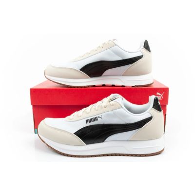 10. Puma Herren-Sportschuhe Sneaker R78 Lightwind bequem modisch beige weiß