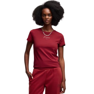 Damen-T-Shirt Puma ESS Script Tee rot 691760 23