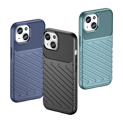 3. Gepanzerte iPhone 15 Thunder Hülle – blau