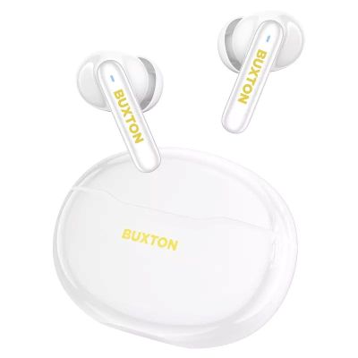 2. BUXTON BTW-7200 TUYA – Weiße In-Ear-Bluetooth-Kopfhörer