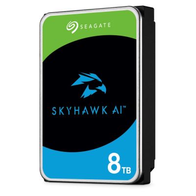2. Seagate Skyhawk AI ST8000VE001 Festplatte (8 TB; 3,5 Zoll; 256 MB; 7200 U/min)