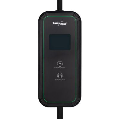 7. GreenBlue EV/PHEV-Ladegerät, tragbar, Typ 2, Kabellänge 680 cm, IP65, 11 kV, 220–380 V AC 50/60 Hz, 16 A, 3-phasig, GB1100