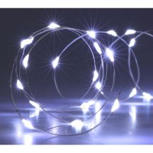 Batteriebetriebene Lichterkette mit 40 LEDs, kaltweiß