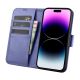 3. iCarer Wallet Case 2in1 Cover iPhone 14 Pro Anti-RFID Leder Flip Case Hellviolett (WMI14220726-LP)