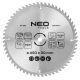 Widia-Sägeblatt, 450 x 30 mm, 60 Zähne