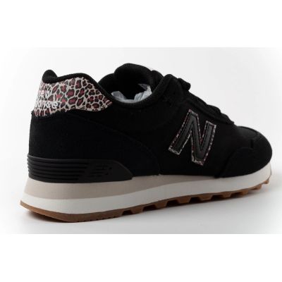 5. New Balance Damen-Sportschuhe Sneakers 515 aus schwarzem Veloursleder