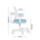 7. Drehstuhl Junior 3.6 Blue