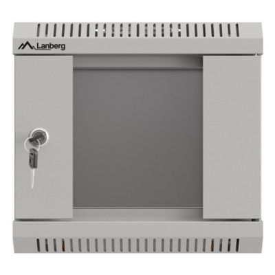 3. Lanberg WF11-3304-10S 4U Rack-Wandmontageschrank Grau