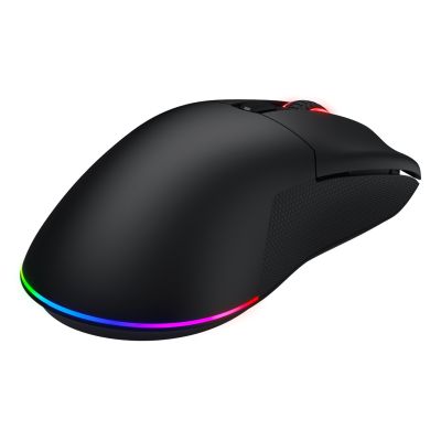 3. HATOR Pulsar 3 Kabellose Gaming-Maus, beidhändig bedienbar, Funkfernbedienung + Bluetooth + USB Typ-C, optisch, 12000 DPI