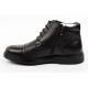 3. Lee Cooper Herrenschuhe, elegante schwarze gefütterte Lederstiefeletten