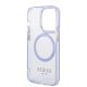 7. Guess GUHMP14LHTCMU iPhone 14 Pro 6,1" lila/lila Hartschale Gold Outline Translucent MagSafe