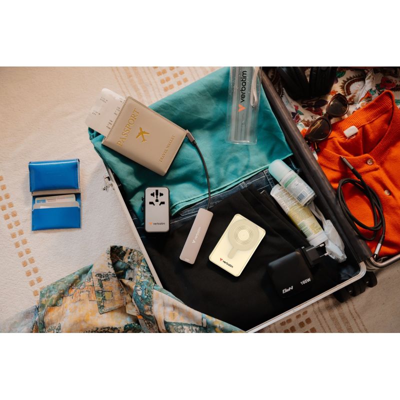 5. Verbatim 32274 Powerbank Lithium-Polymer (LiPo) 10000 mAh Kabelloses Laden Gold