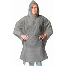 Fahrrad-Regenponcho für Erwachsene, 100 x 130 x 1 cm, PE, 135 g, Dunlop – Grau