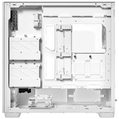 11. Antec Flux Pro Full-Tower E-ATX PC-Gehäuse, gehärtetes Glas – Weiß