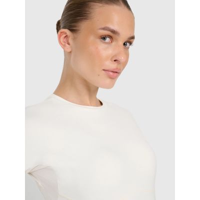 6. Damen-Trainingsshirt, schnelltrocknend, schmal geschnitten, Größe 4F 4FWAW25TFTSF1518-12S