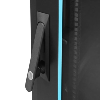 3. QOLTEC Rack-Schrank 19" | 15 HE | 600 x 855 x 600 mm | Sicherheitstür