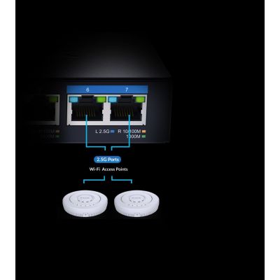 4. D-Link DMS-107/E Netzwerk-Switch, unmanaged Gigabit Ethernet (10/100/1000), Schwarz