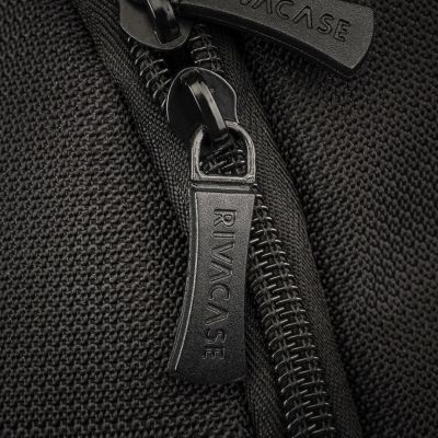 10. RIVACASE Laptop-Rucksack 17,3" Tegel, Schwarz, 23 l, wasserdichtes Material, Fächer für Tablet 10,1", Smartphone, Dokumente, Zubehör
